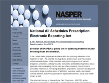 Tablet Screenshot of nasper.org